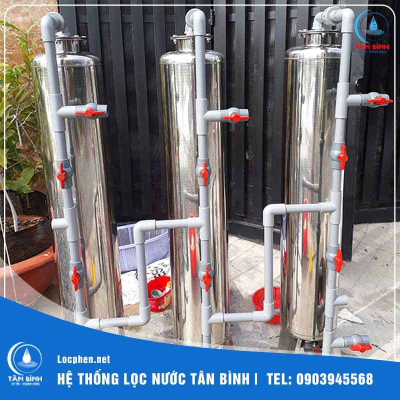 Bình lọc nước giếng khoan inox 