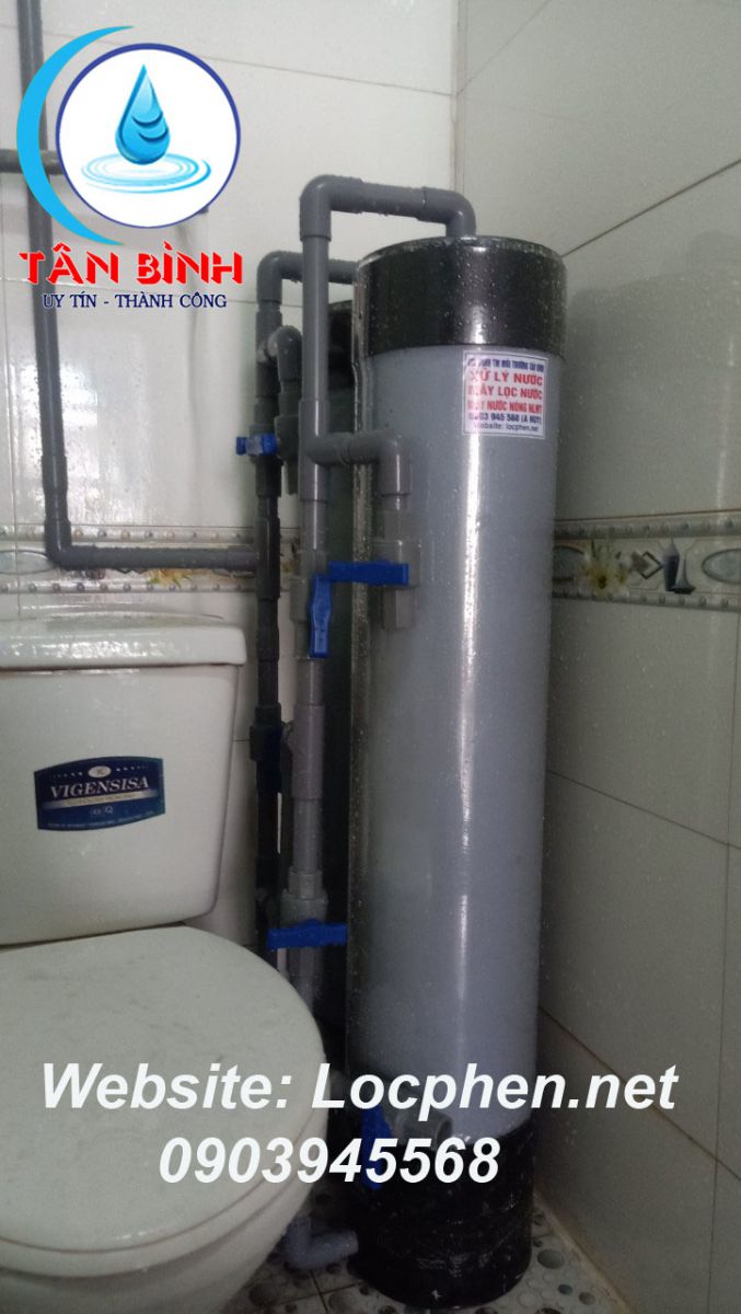 Bộ lọc nước giếng khoan nhựa PVC tại quận 6