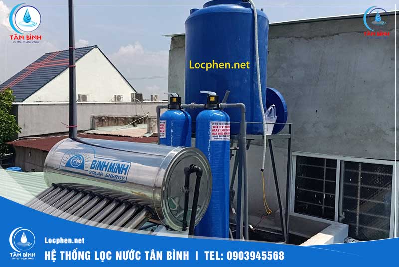 Bộ lọc nước giếng khoan nhiễm phèn tại ?Xuân Lộc, Đổng Nai