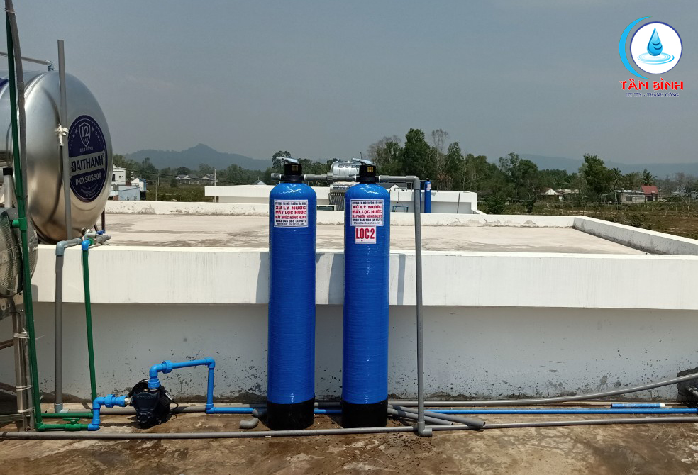Bộ lọc nước phèn thi công tại Phú Quốc
