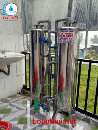 Cách xử lý nước giếng khoan nhiễm phèn trong gia đình