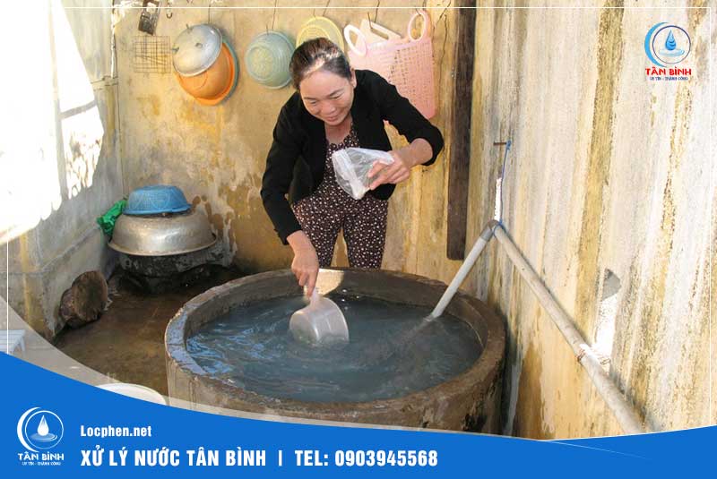 Sử dụng nước giếng trực tiếp trong sinh hoạt