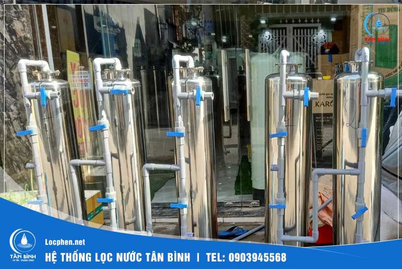 Cột lọc nước giếng Inox 304