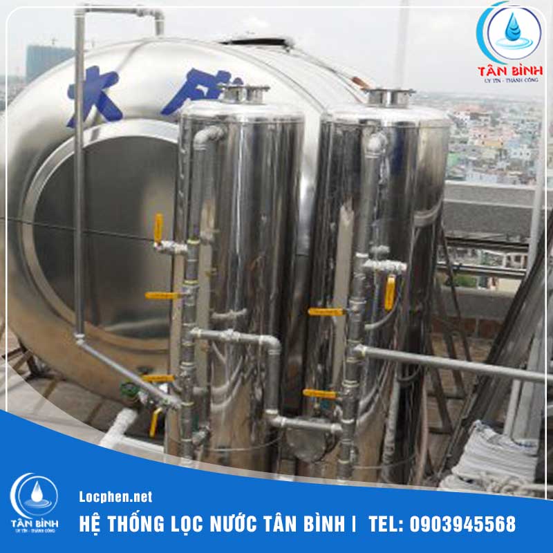 Cột lọc nước giếng khoan công nghiệp d450