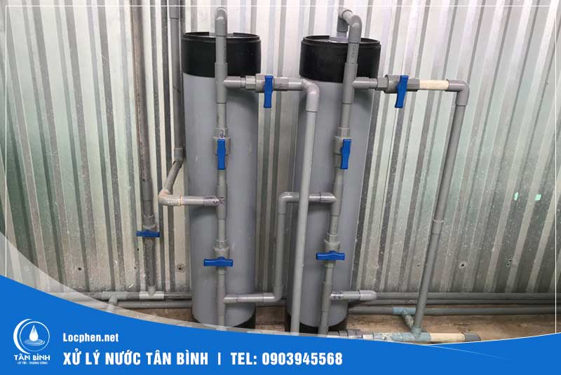 bình lọc nước giếng nhựa pvc