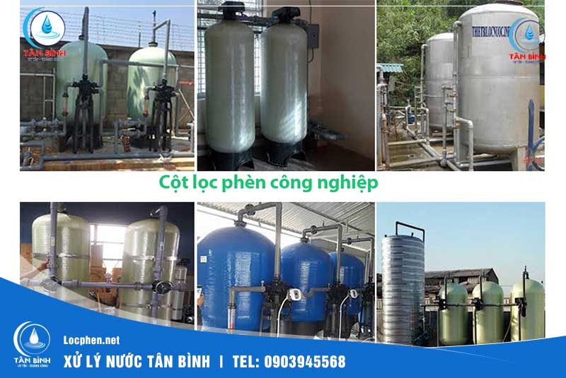 Cột lọc nước phèn công nghiệp