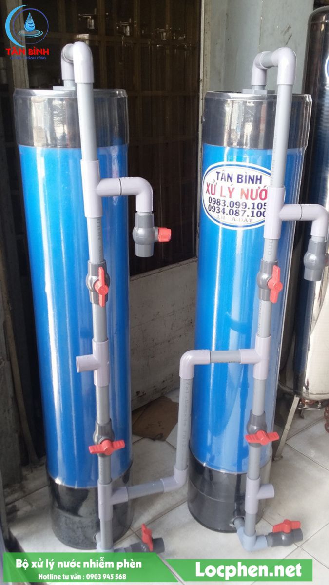 Cột lọc nước phèn PVC