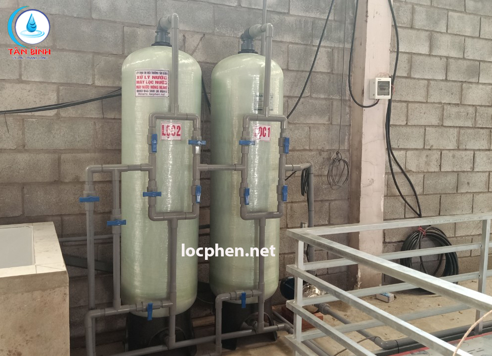 Hệ thống lọc nước giếng khoan công nghiệp 5m3/h