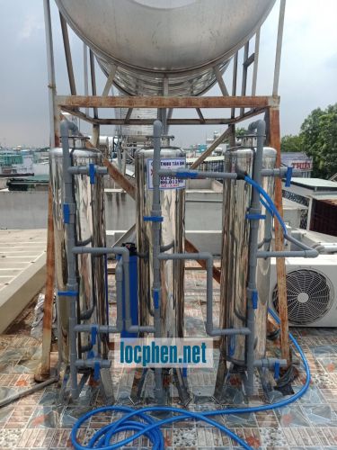 Lắp đặt bộ lọc nước giếng khoan nhiễm phèn sắt tại Đồng Nai