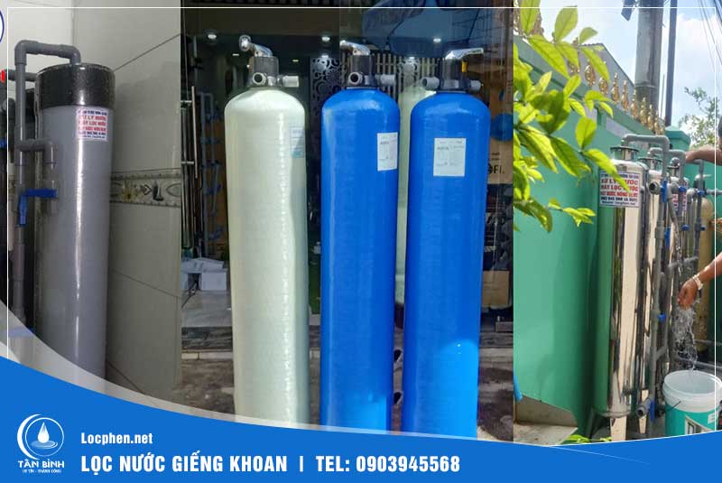 Bình lọc nước giếng khoan các loại