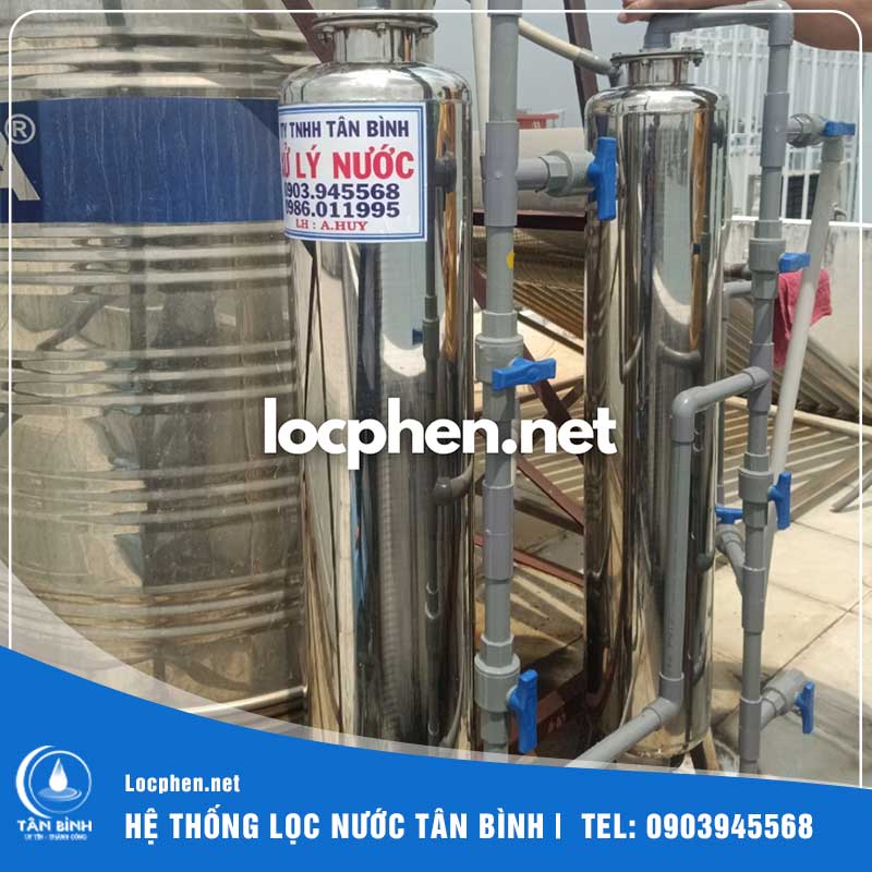 Hệ thống máy nước lọc giếng khoan cho gia đình