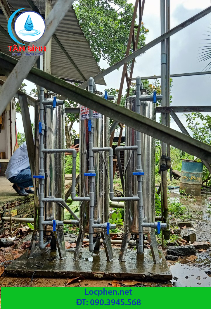 Hệ thống lọc nước giếng khoan tại Đức Linh, Bình Thuận