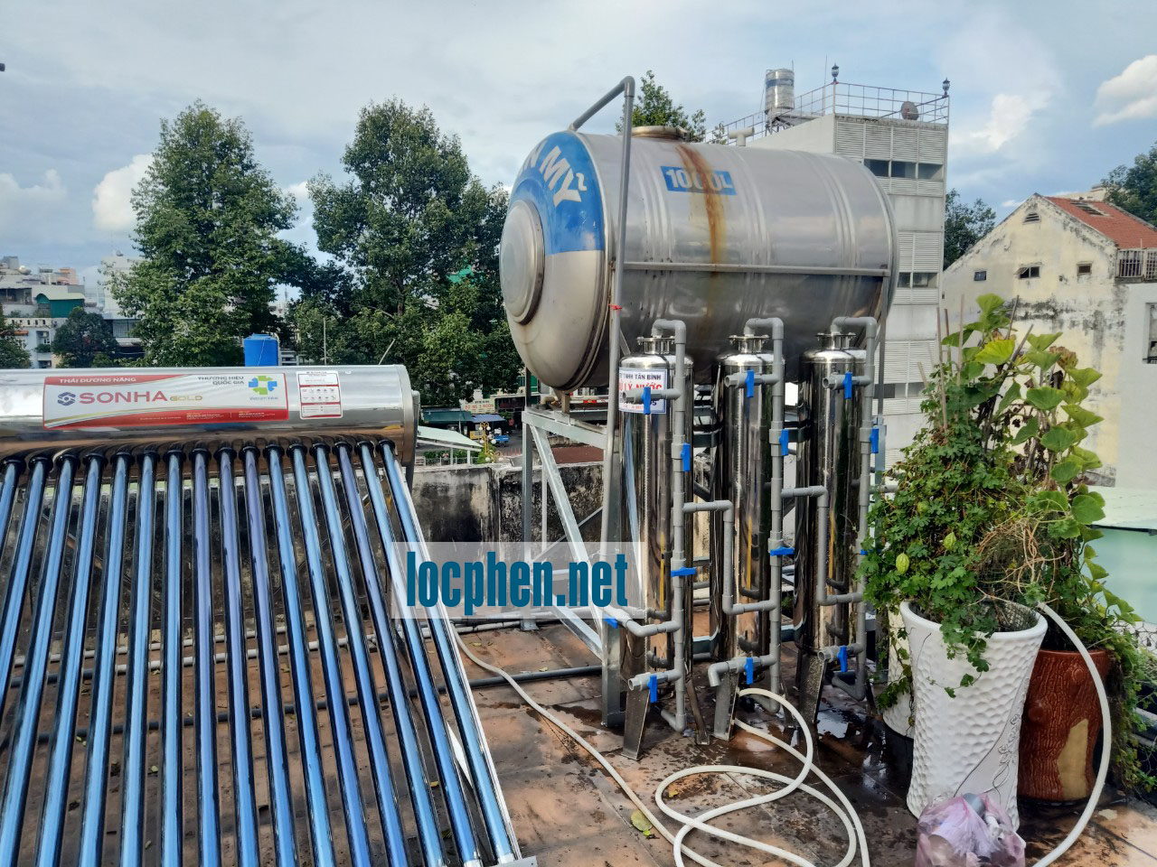 hệ thống lọc nước máy