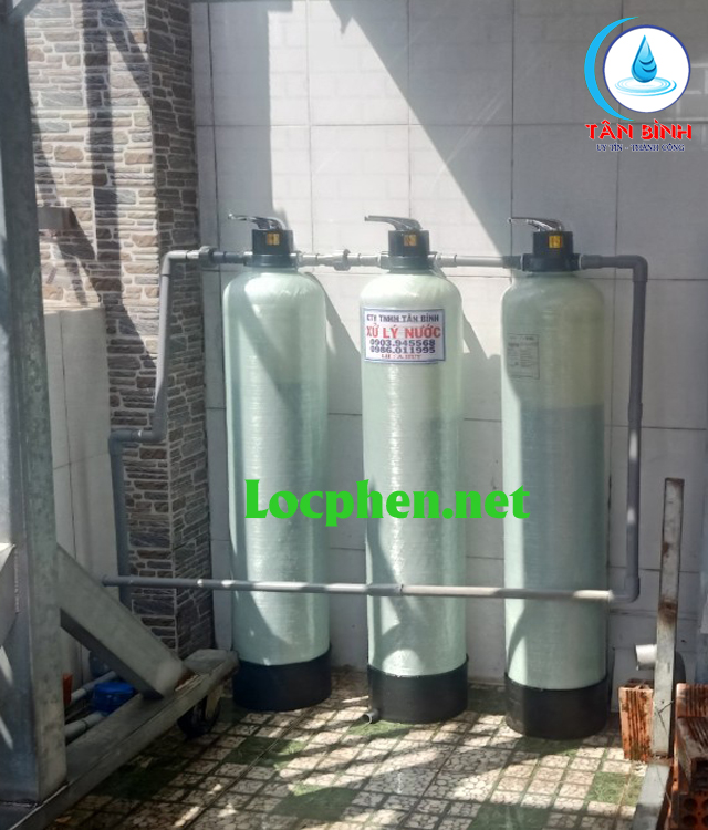 Hệ thống lọc nước máy tại Long An
