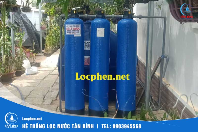 Hệ thống lọc tổng đầu nguồn ba cấp lọc