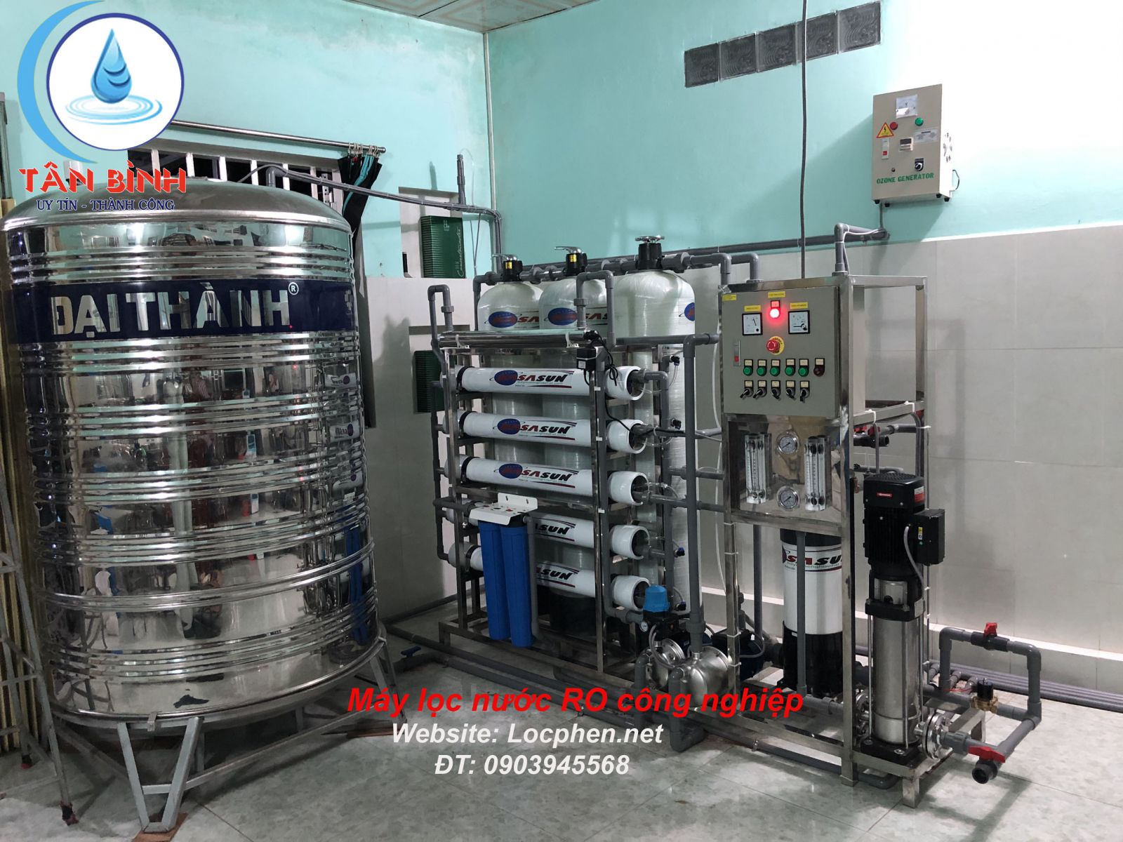 Hệ thống máy lọc nước nhiễm mặn