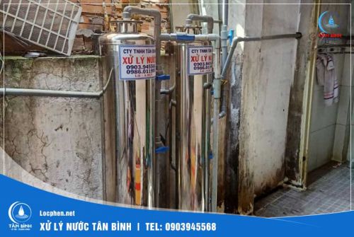 Lắp đặt hệ thống lọc nước giếng bình Inox 250mm tại  Xã Vĩnh Lộc B Bình Chánh