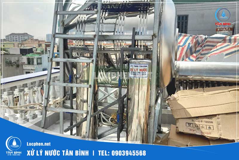 Lắp đặt bộ lọc nước máy tại đường Kinh Dương Vương, Quận 6,TP-HCM