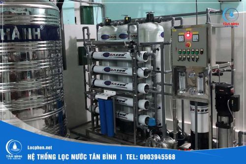 Lắp đặt hệ thống lọc nước RO công suất 500l/h tại Lâm Đồng