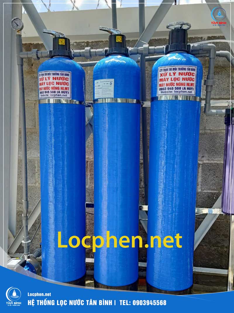 Hệ thống lọc nước giếng phèn composite 1054