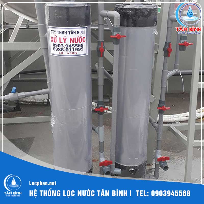 Bình lọc nước giếng khoan nhiễm sắt nhựa PVC