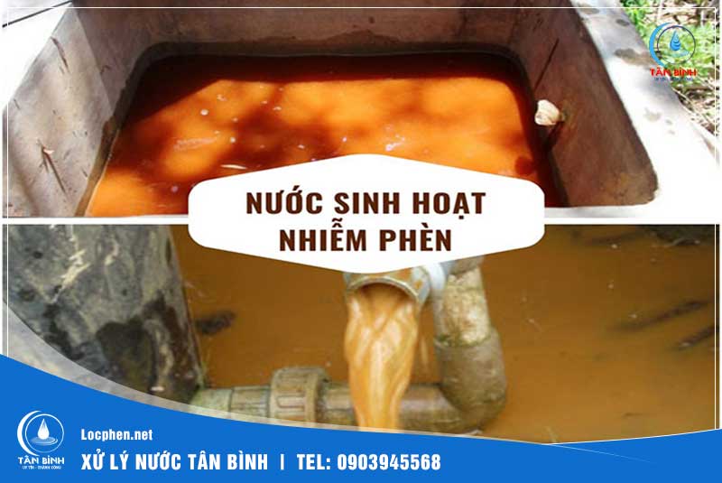 Xử lý nước giếng khoan nhiễm phèn