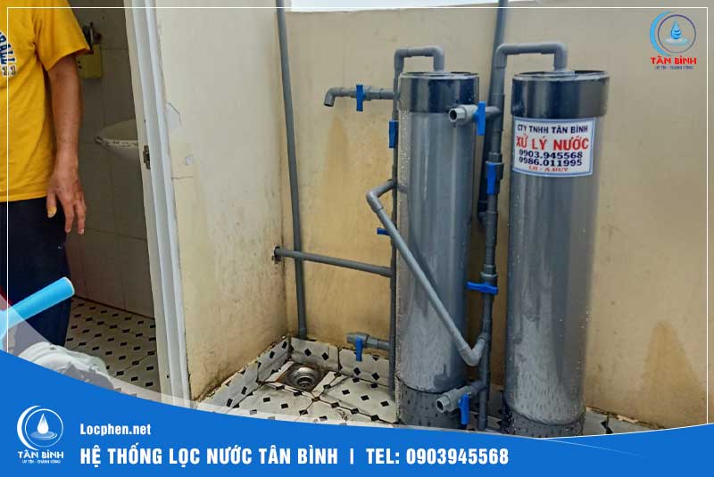 trụ lọc nước giếng nhựa pvc