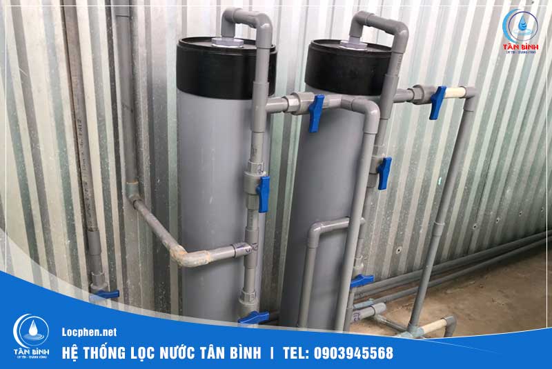 trụ lọc nước giếng pvc